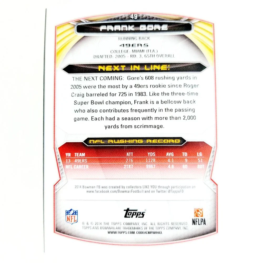 San Francisco 49ers 6 Card Lot - FTBL [28_21] - Picture 11 of 13